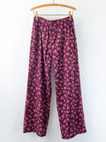 Mix & Match Cotton Pajama Pants - Porto Ditsy Merlot