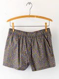 Mix & Match Cotton Pajama Shorts - Mari Ditsy Navy