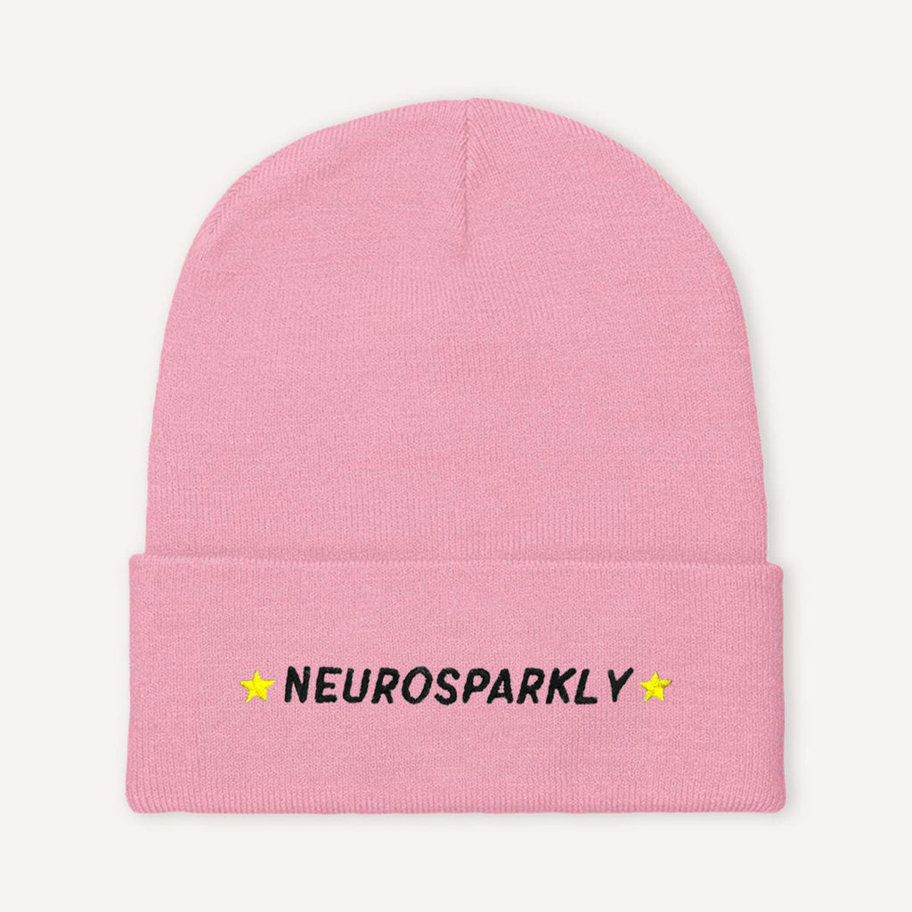 Neurosparkly Embroidered Beanie Hat