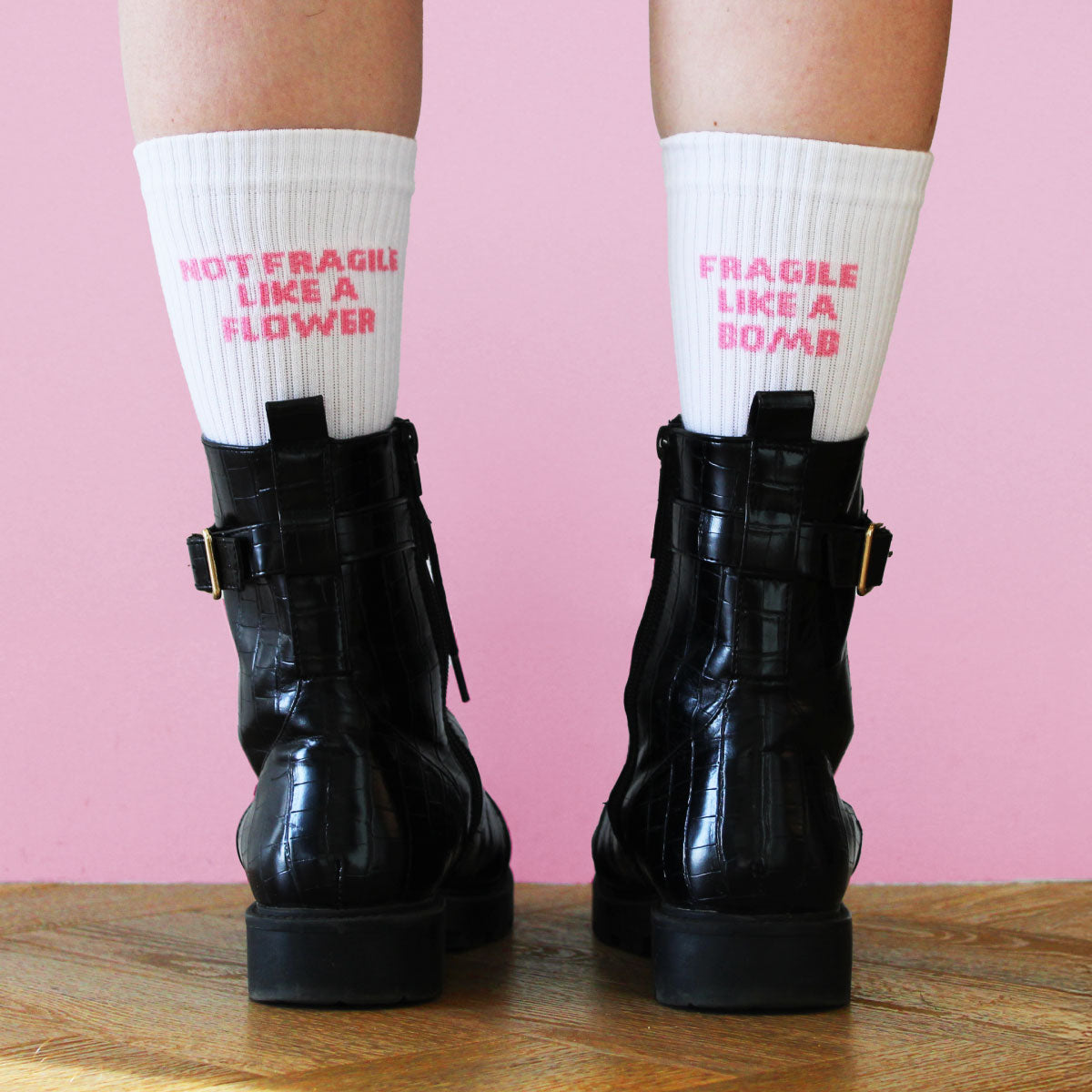 Feminist Slogan Socks Set