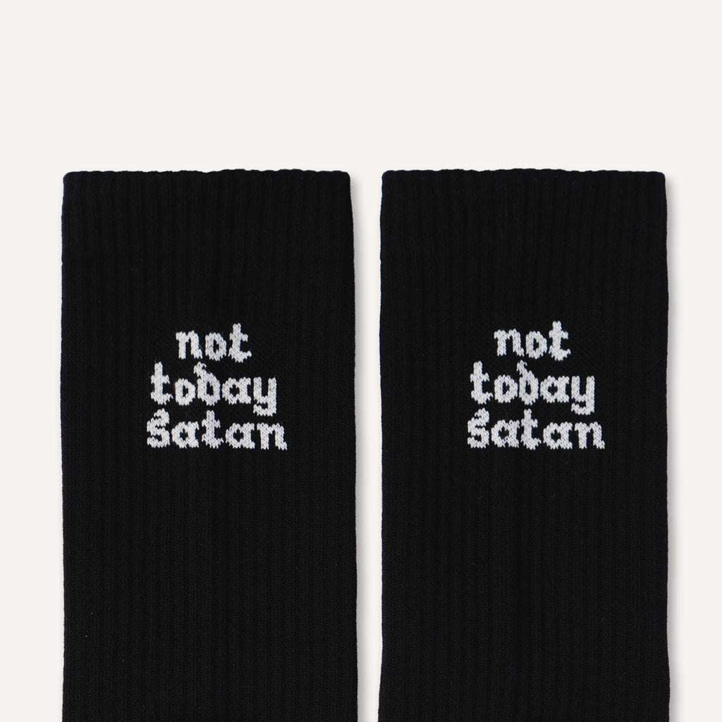 Not Today Satan Socks