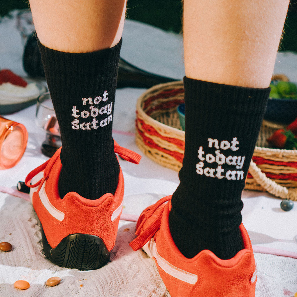 Not Today Satan Socks
