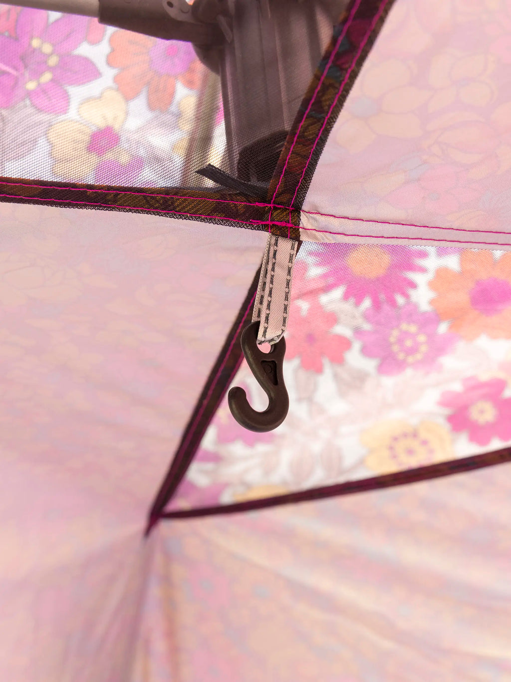 Live Happy Camping Tent - Lush Lilies Plum