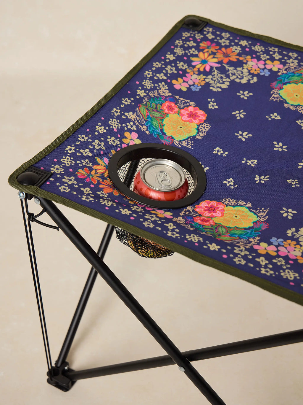 Happy Camp Table - Indigo Floral