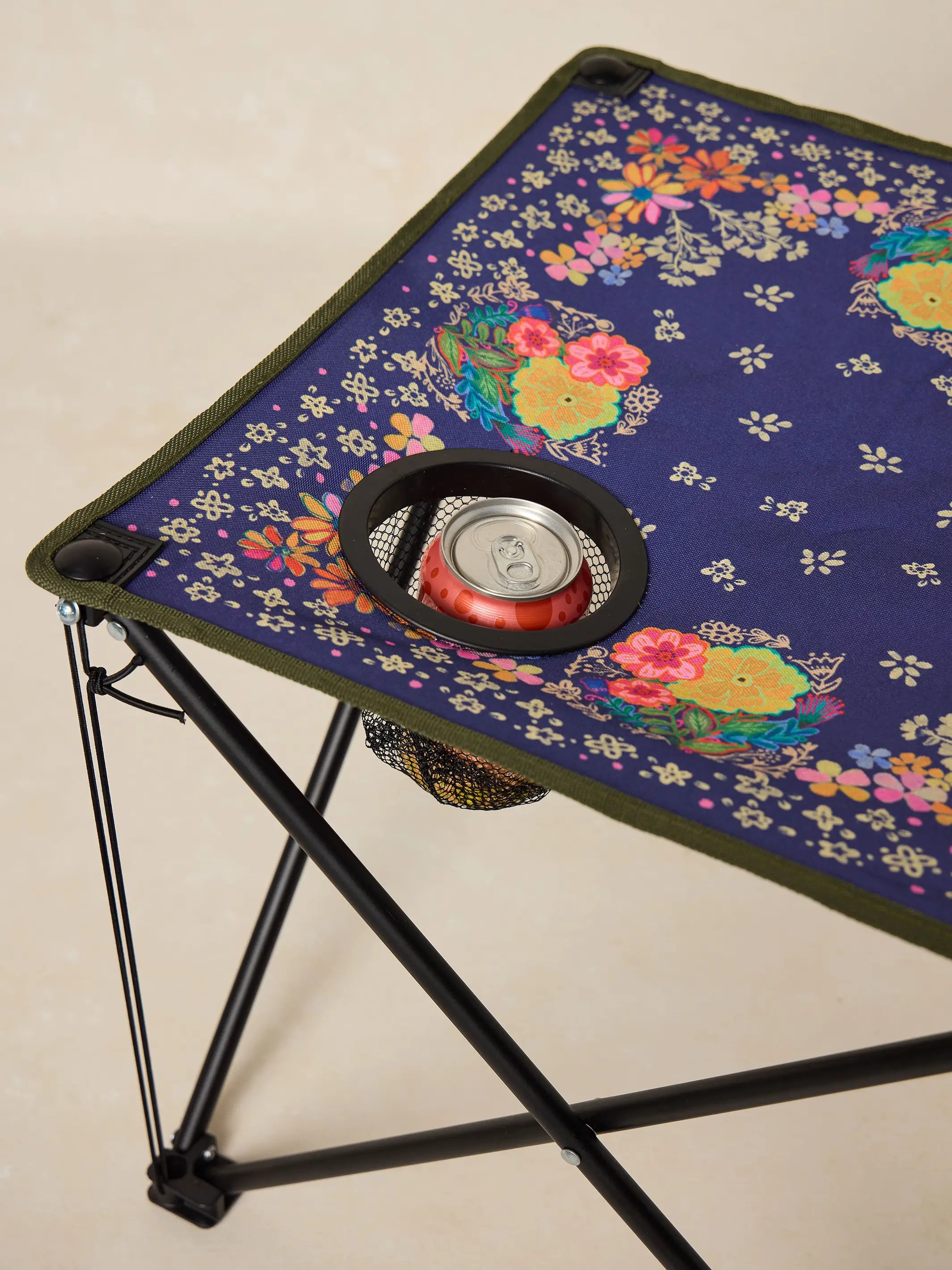 Happy Camp Table - Indigo Floral