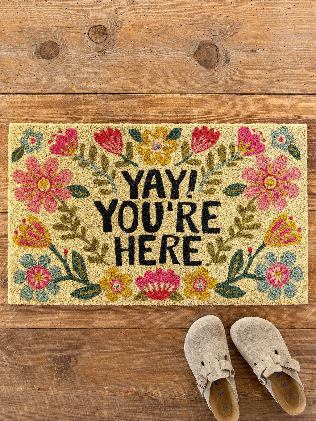 Bungalow Doormat - Cream Yay You're Here