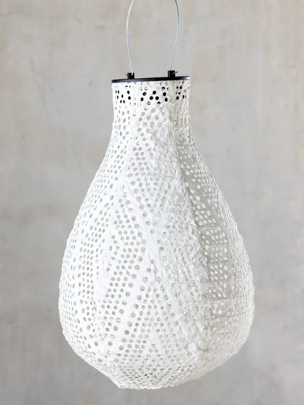 Boho Lace Solar Lantern - Large Vase