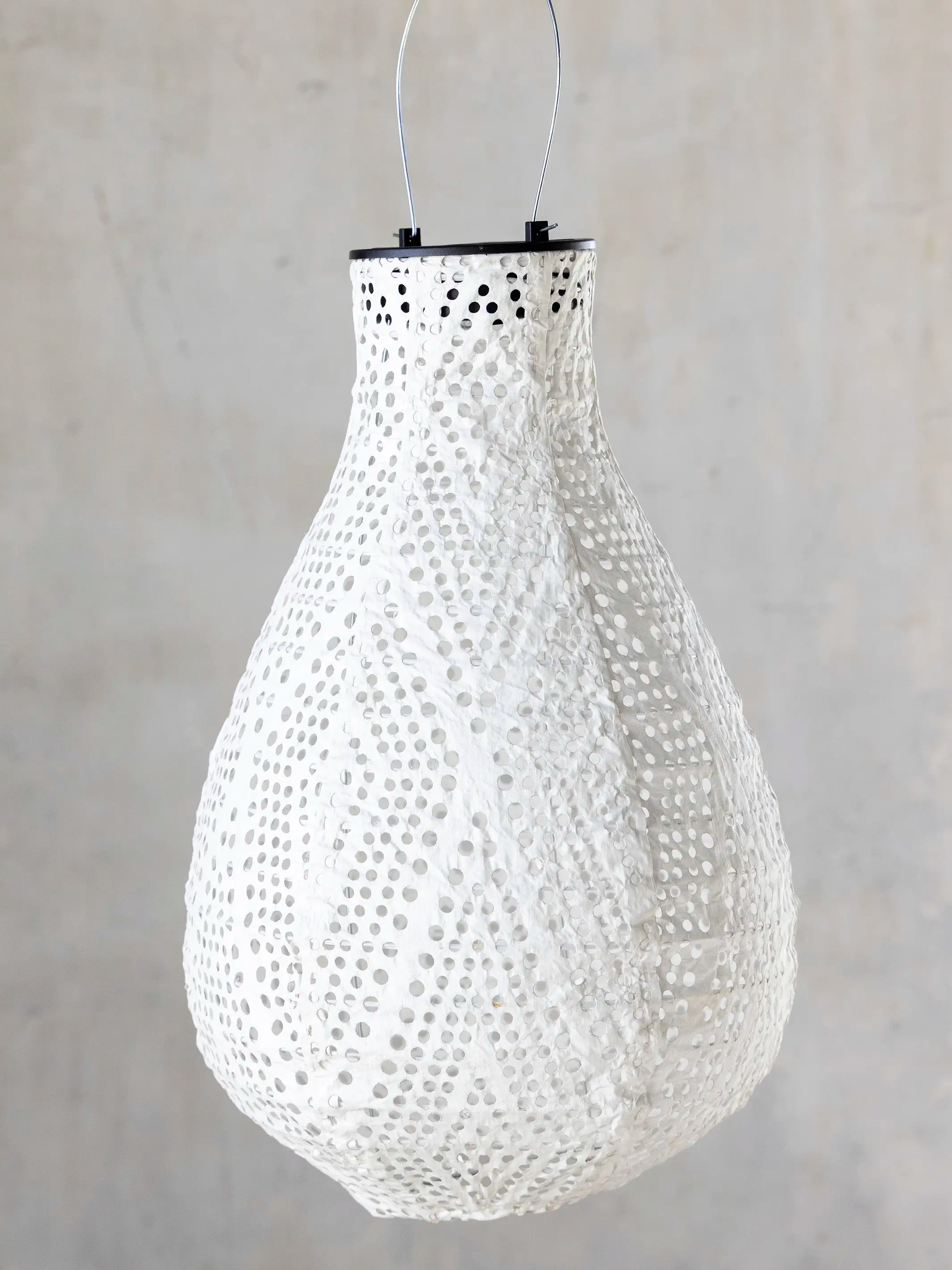 Boho Lace Solar Lantern - Large Vase