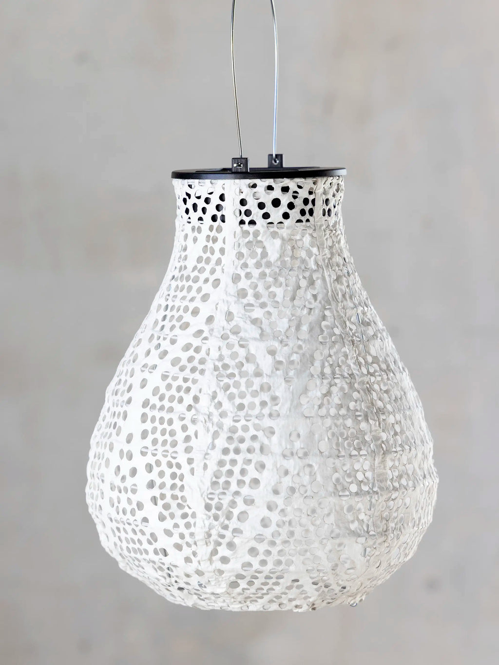 Boho Lace Solar Lantern - Small Vase