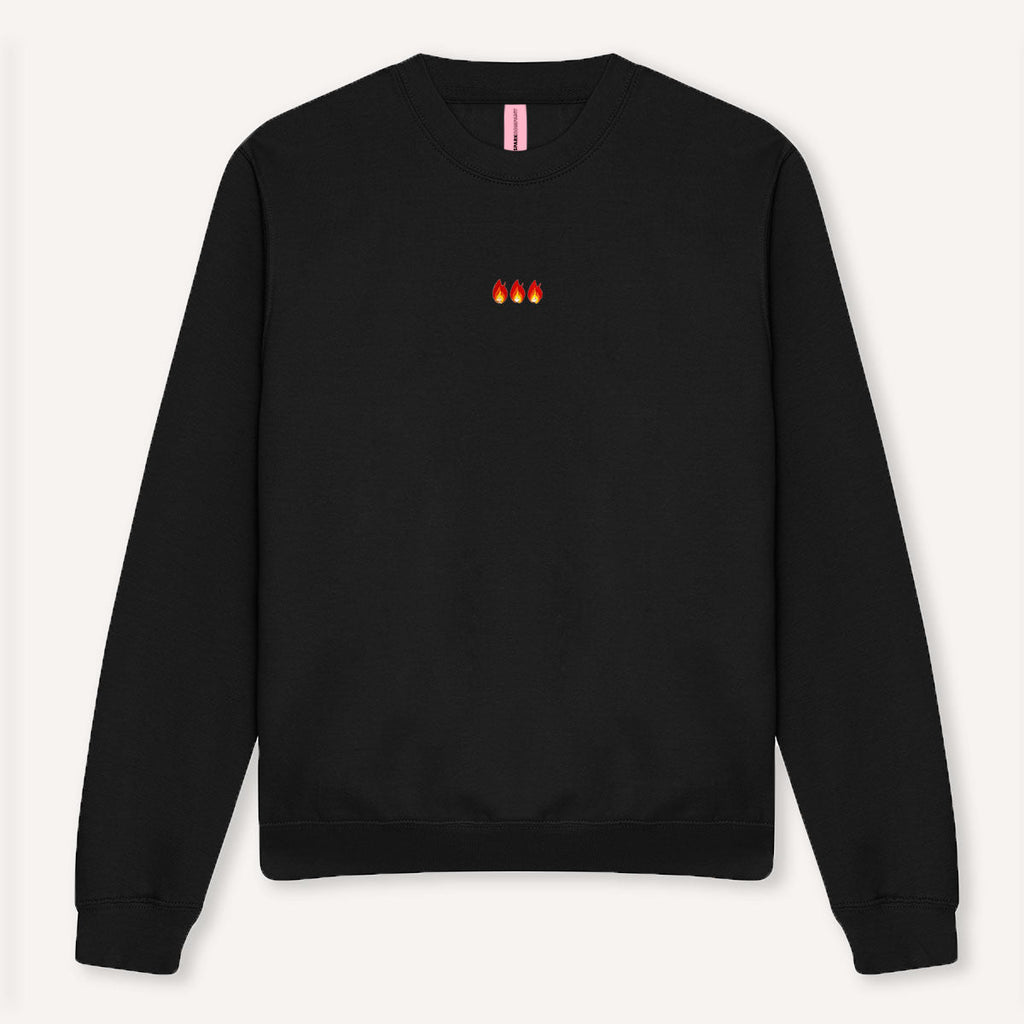 On Fire Embroidered Sweatshirt