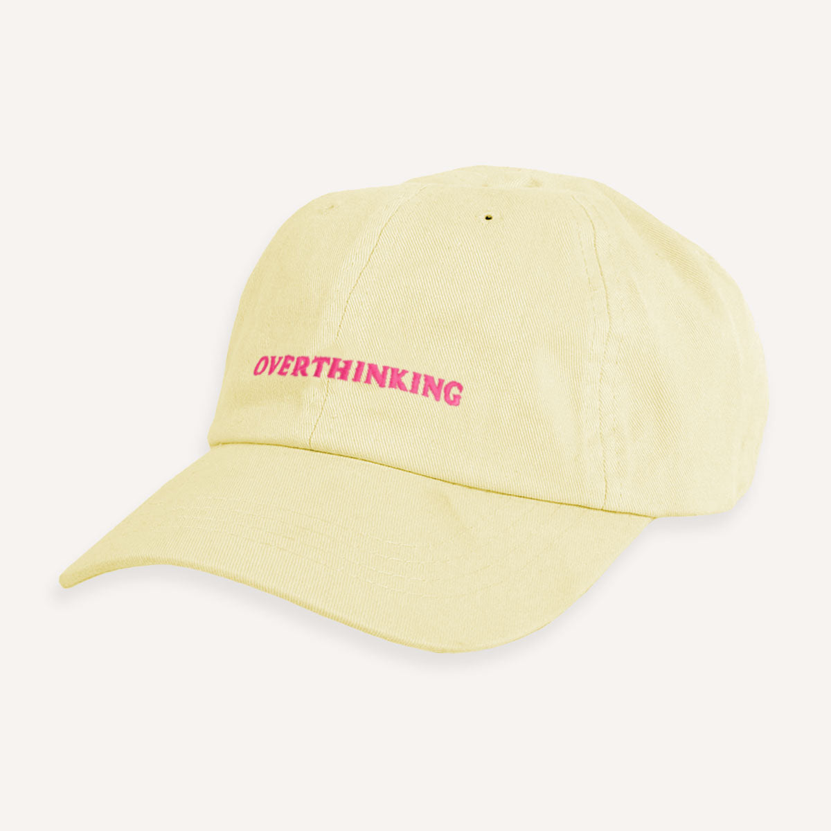 Overthinking Slogan Cap