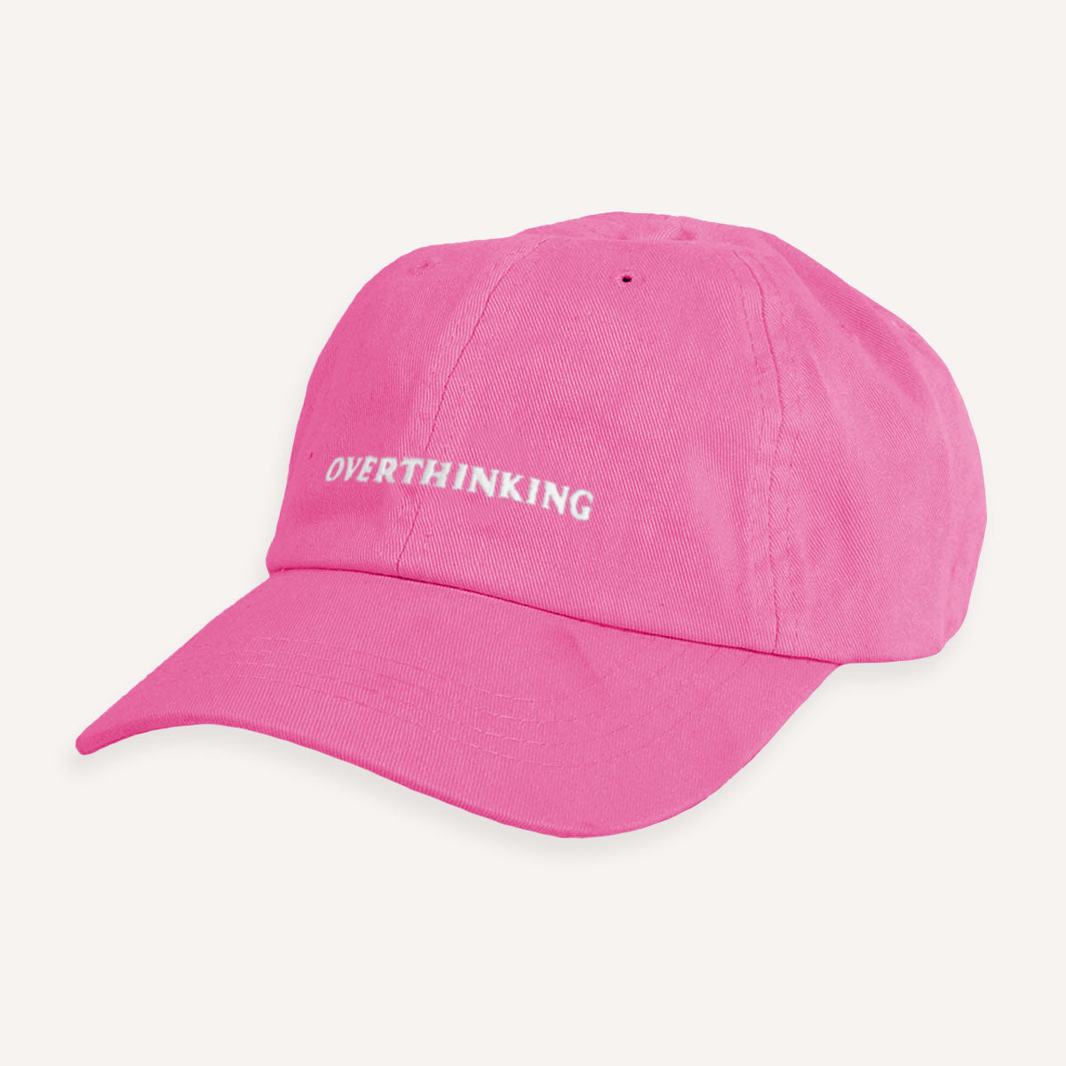 Overthinking Slogan Cap