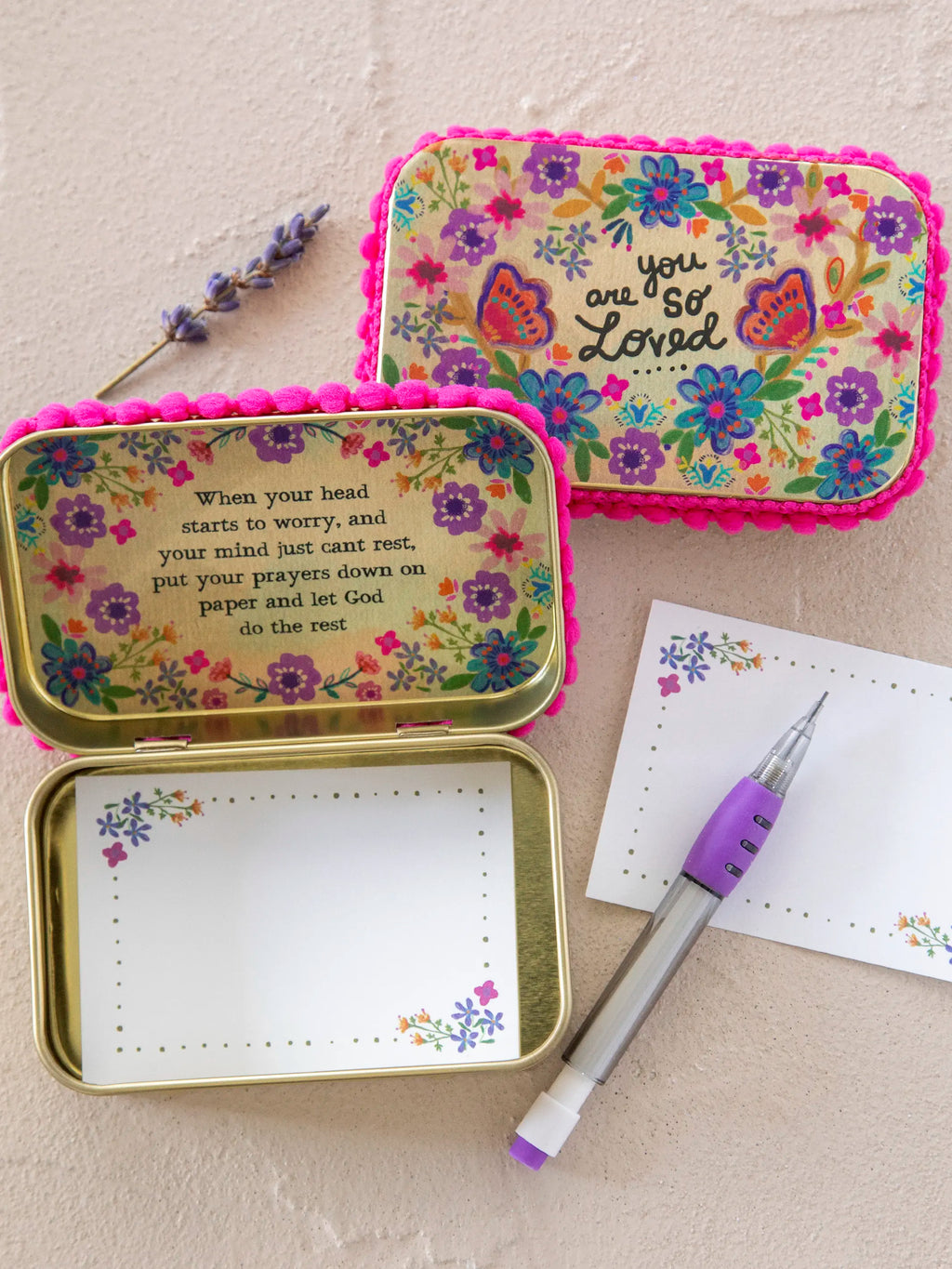 Tin Prayer Box - You Are So Loved