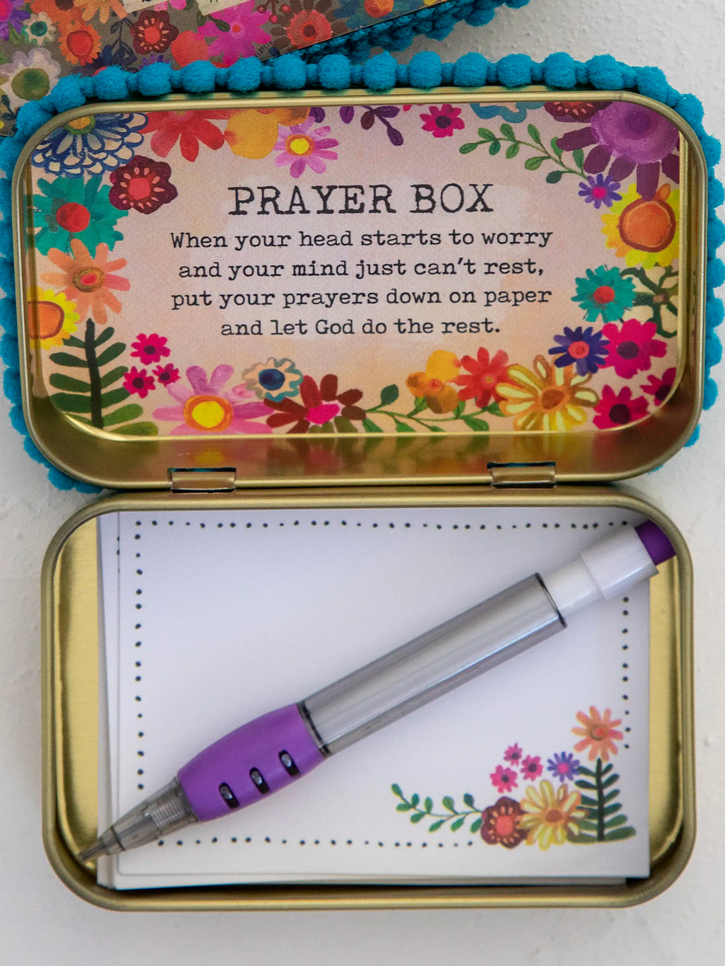 Tin Prayer Box - Don't Worry