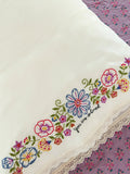 Embroidered Cotton Giving Pillowcase - You Are So Loved