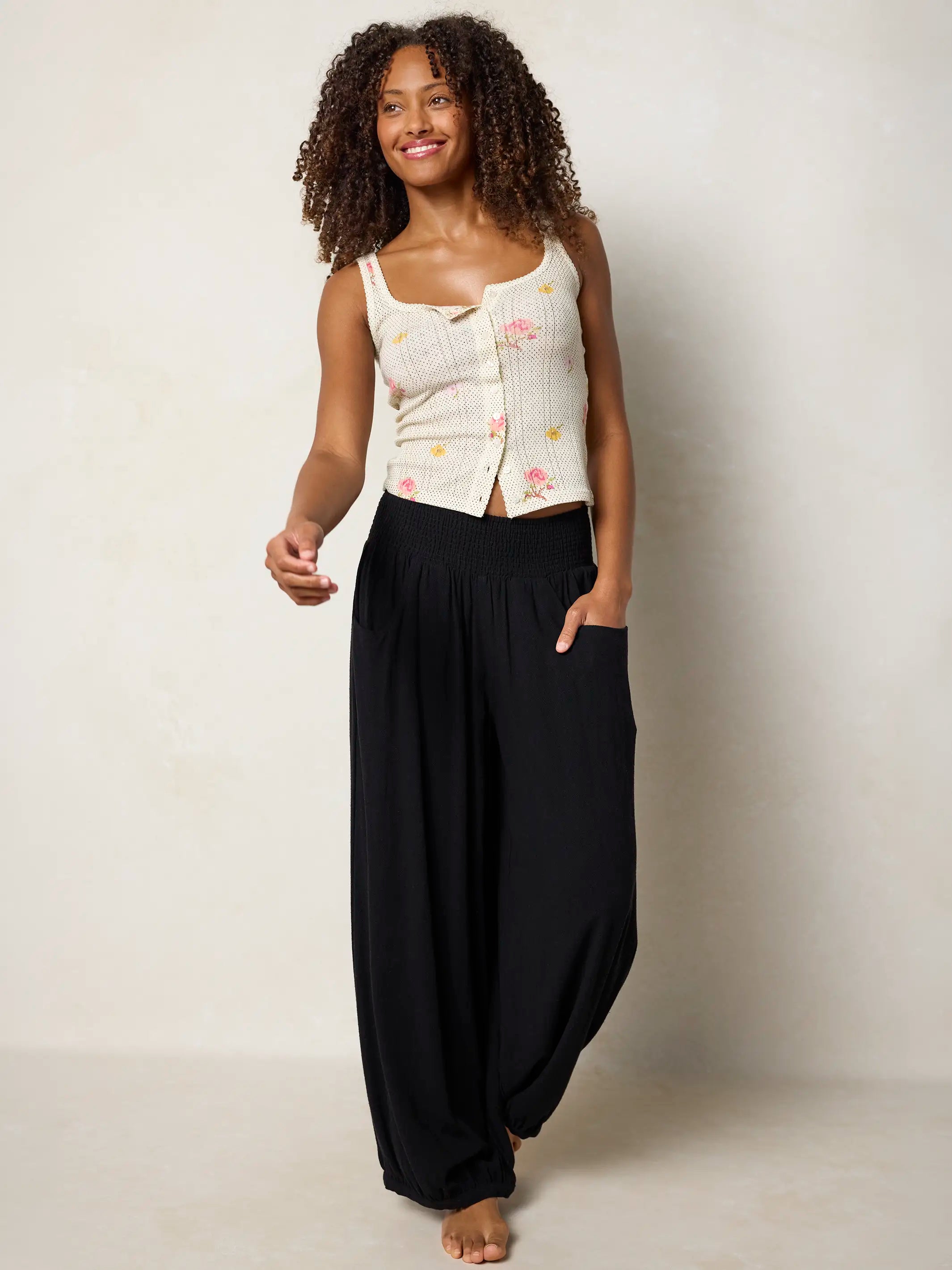 Around The Town Pants - Black