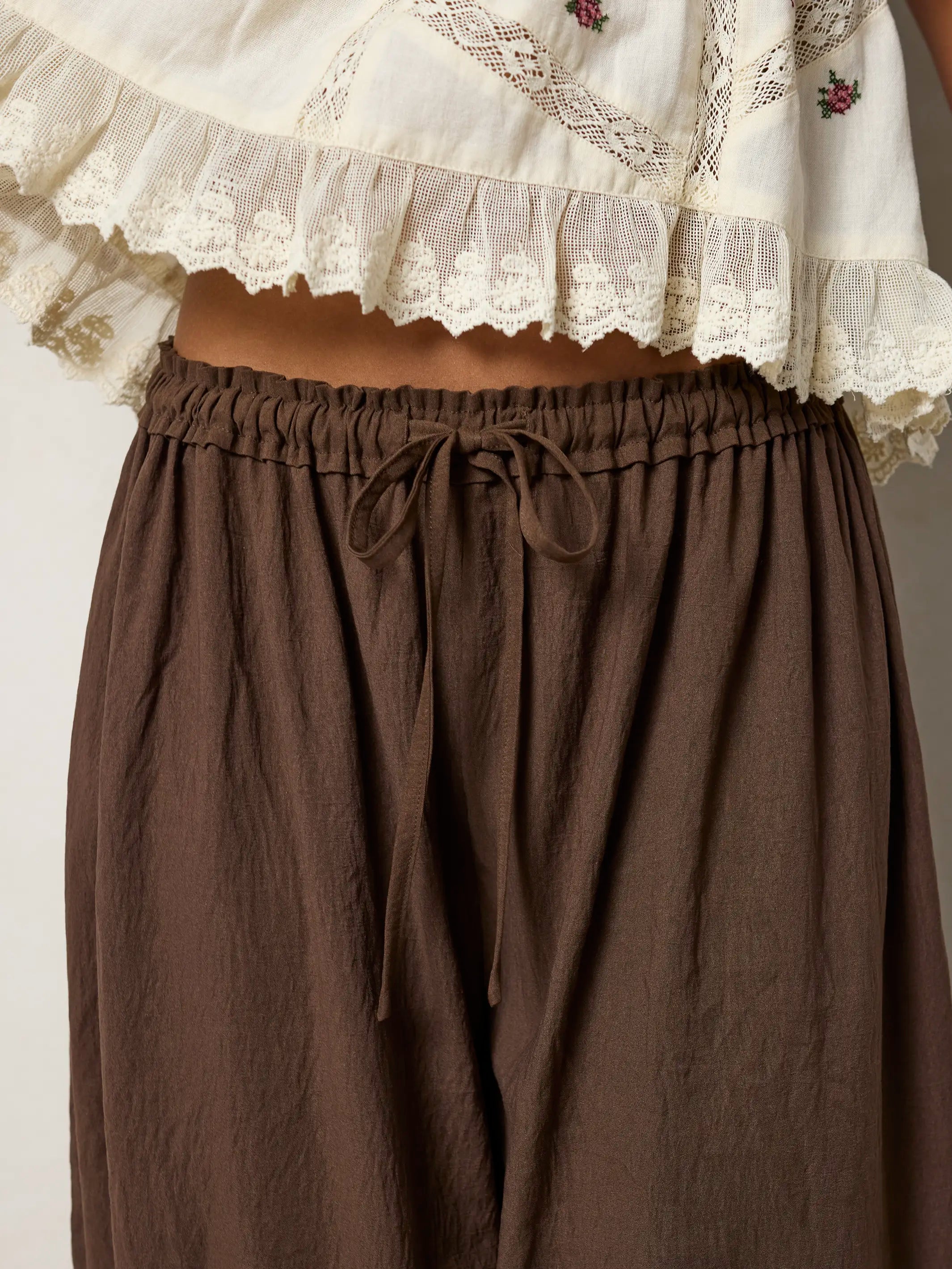 Faye Bloomer Pants - Brown