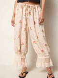 Faye Bloomer Pants - Pin Dot Prairie Cream