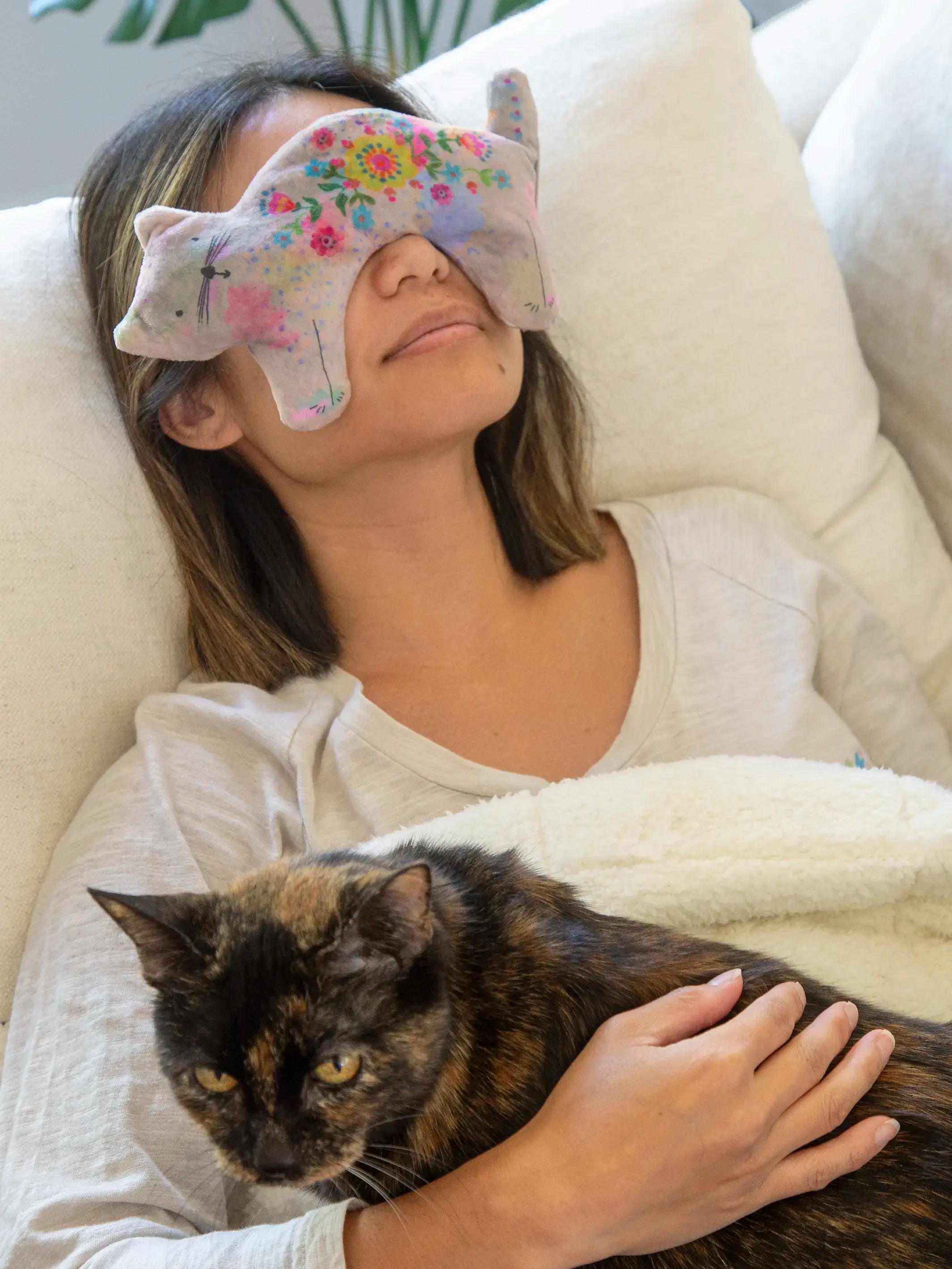 Weighted Eye Mask - Cat