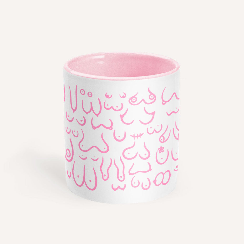 Pink Boobs Mug