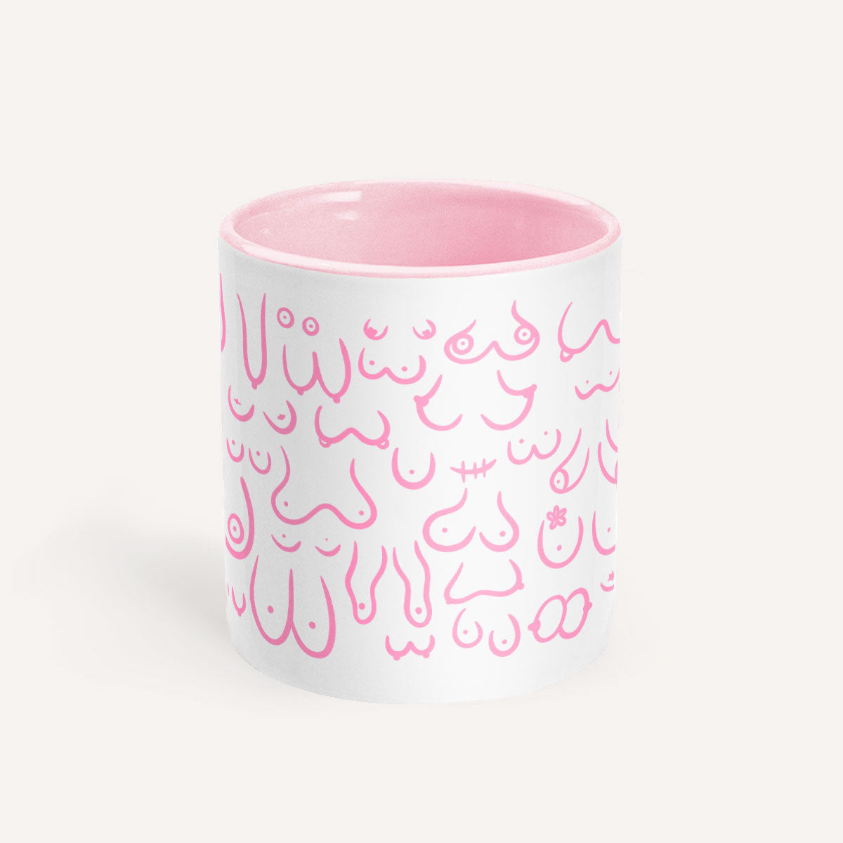 Pink Boobs Mug