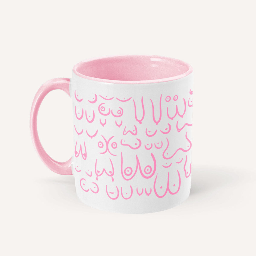Pink Boobs Mug