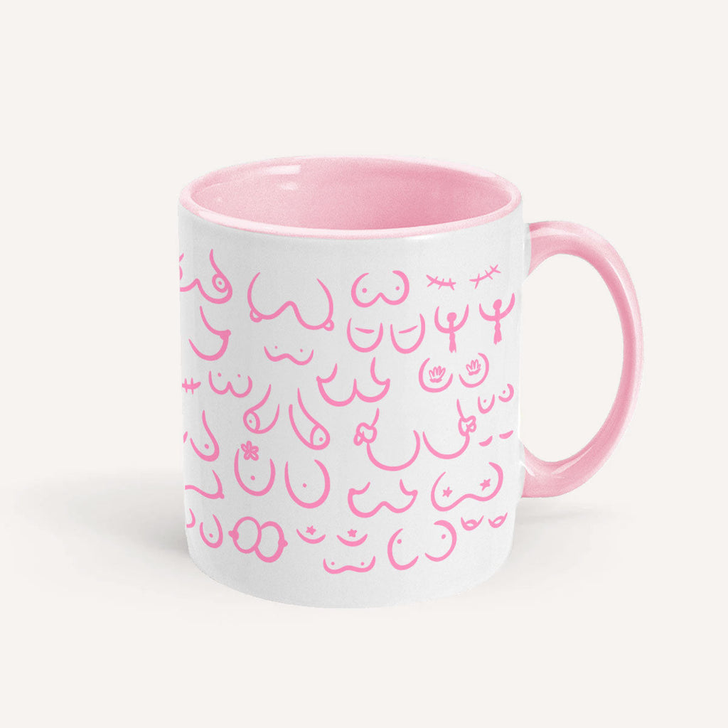 Pink Boobs Mug