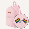 Pride Flags Embroidered Mini Backpack
