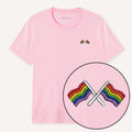 Pride Flags Embroidered T-Shirt