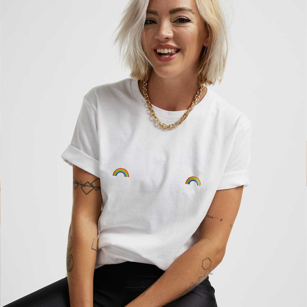 Pride Rainbow Nipple T-Shirt