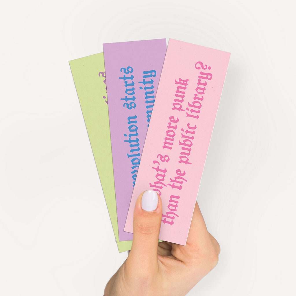 Punk Book Club Bookmarks (3 Pack)