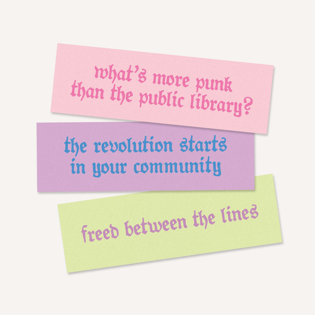 Punk Book Club Bookmarks (3 Pack)