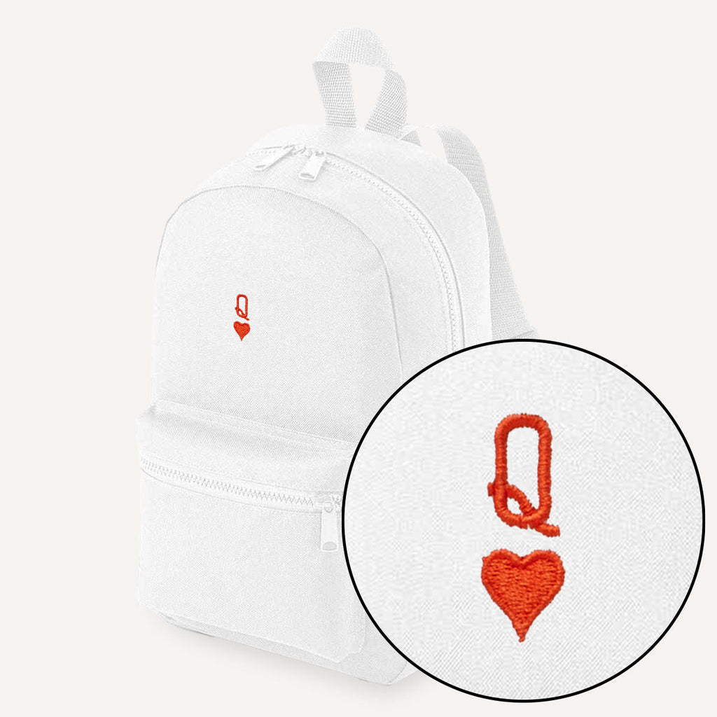Queen Tiny Embroidered Mini Backpack