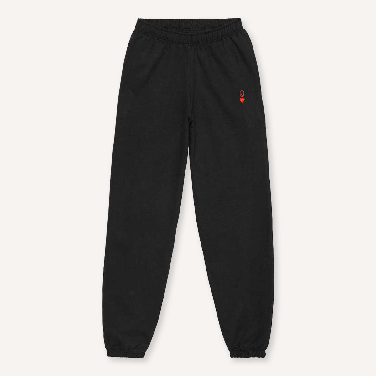 Queen Tiny Embroidery Detail Joggers