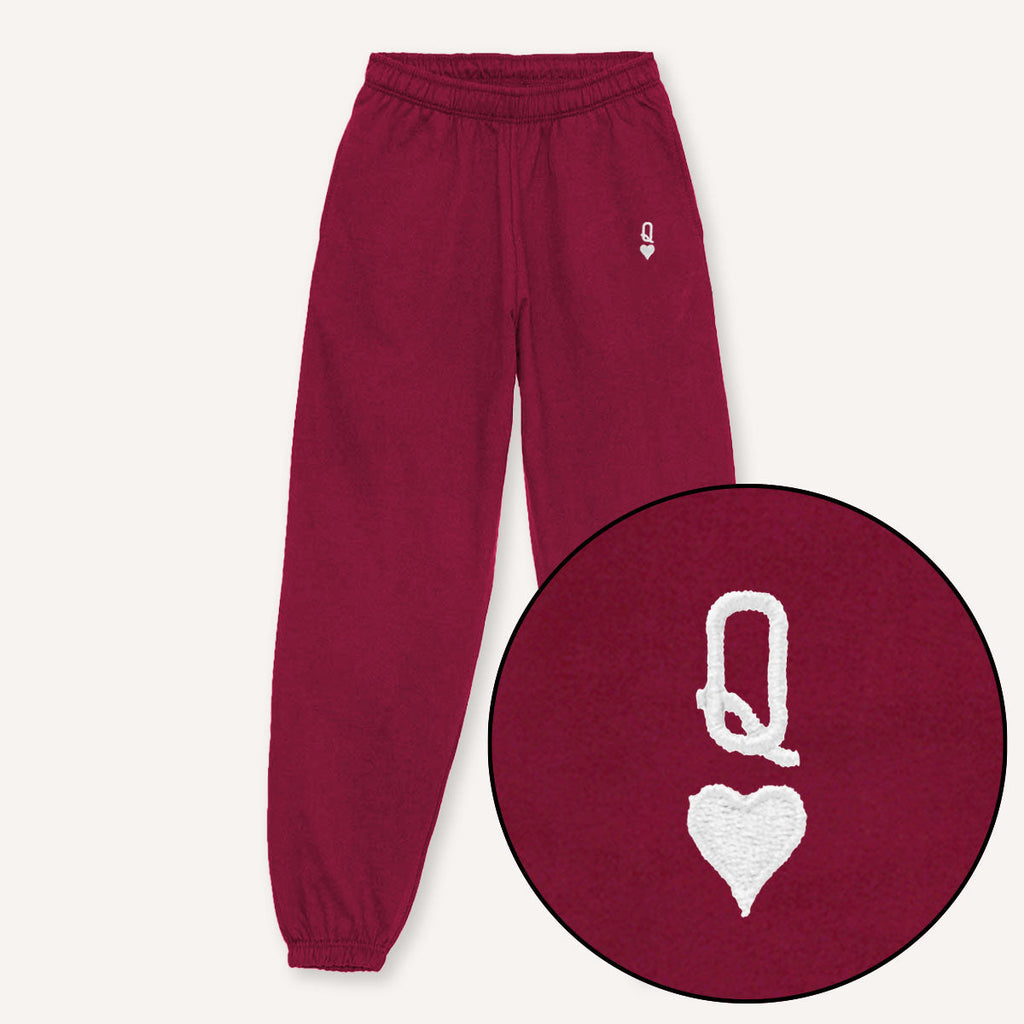 Queen Tiny Embroidery Detail Joggers