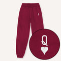 Queen Tiny Embroidery Detail Joggers