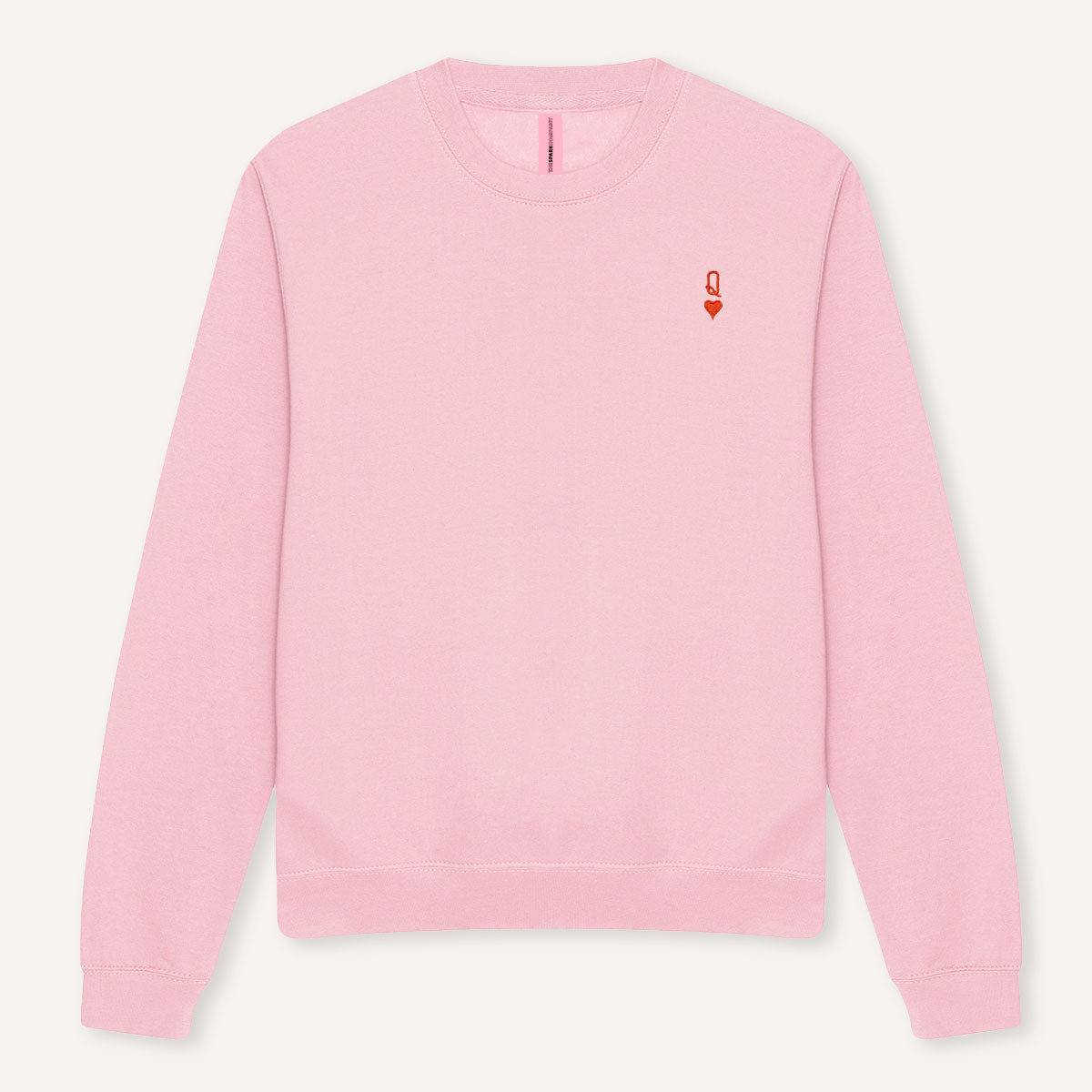 Queen Tiny Embroidery Detail Sweatshirt