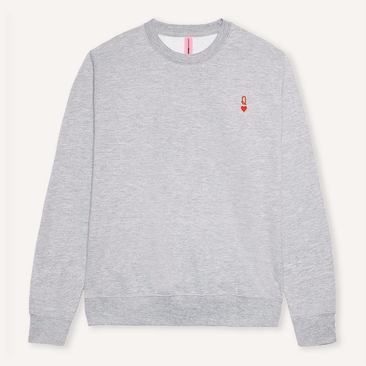 Queen Tiny Embroidery Detail Sweatshirt