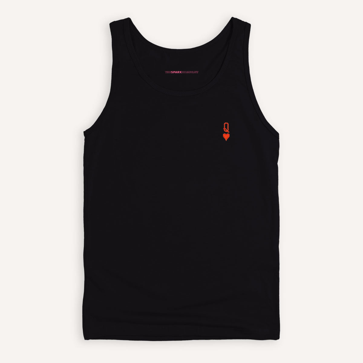 Queen Tiny Embroidery Detail Tank Top