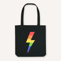 Rainbow Lightning Bolt Strong As Hell Tote Bag