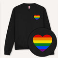 Rainbow Pride Heart Sweatshirt