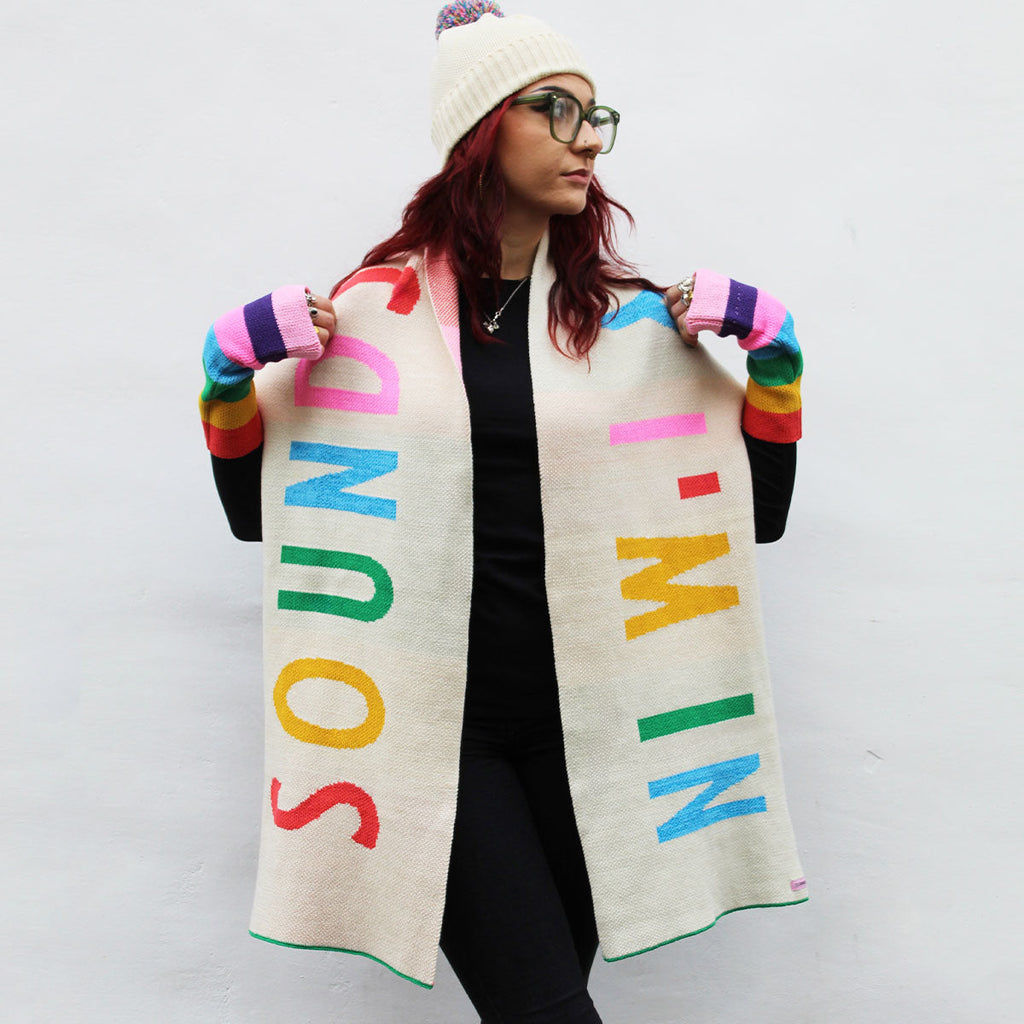 Rainbow 'Sounds Gay I'm In' Giant Scarf