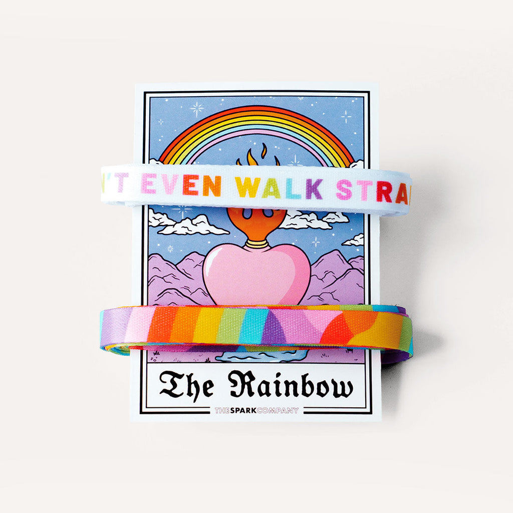 Rainbow and Pride Slogan Shoelaces (2 Pairs)