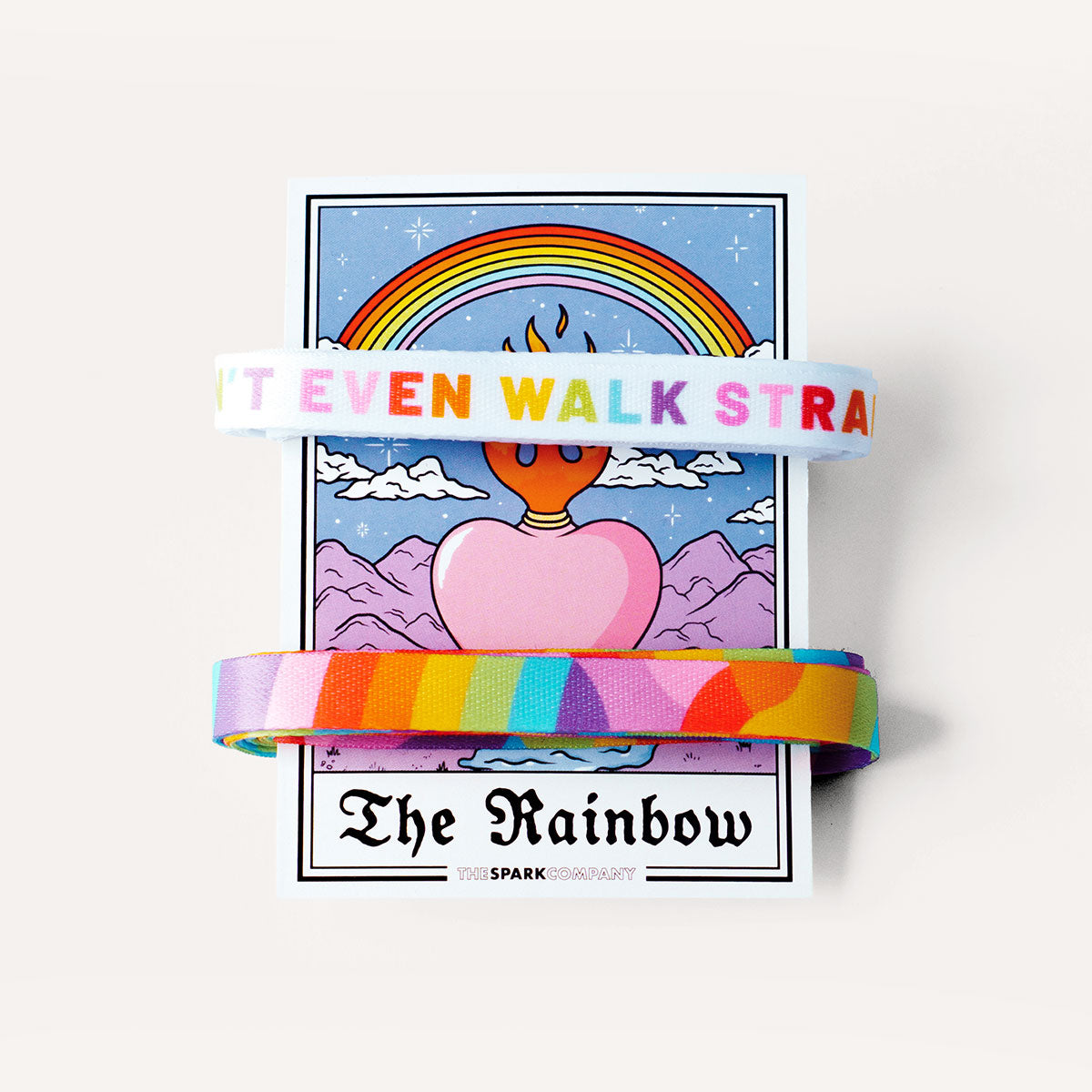 Rainbow and Pride Slogan Shoelaces (2 Pairs)