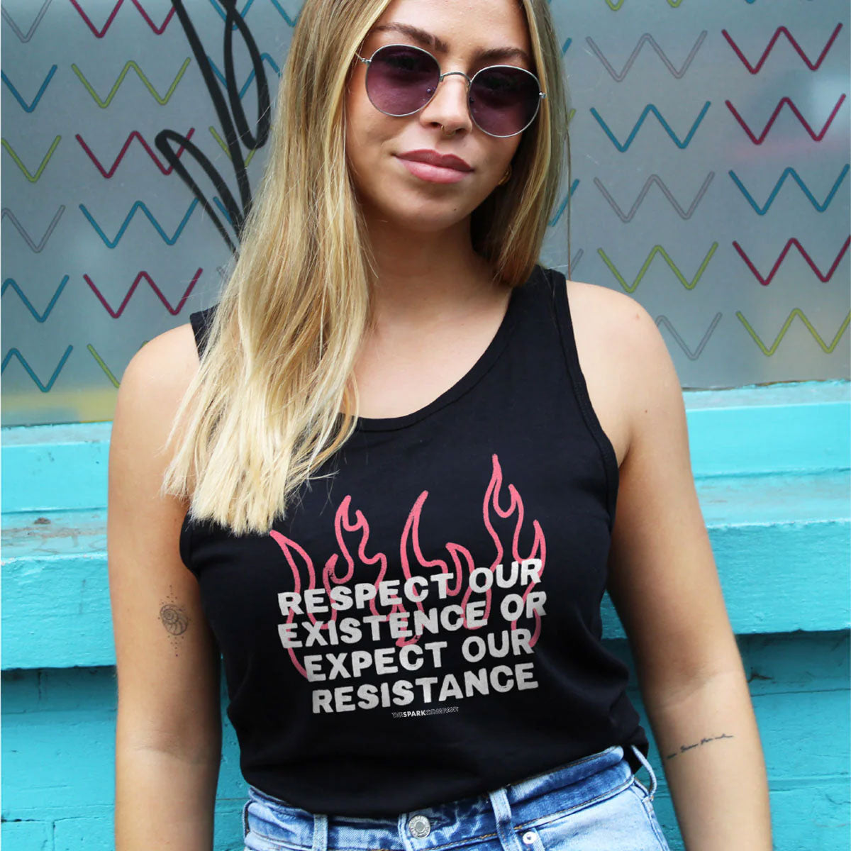 Respect Our Existence Or Expect Our Resistance Tank Top