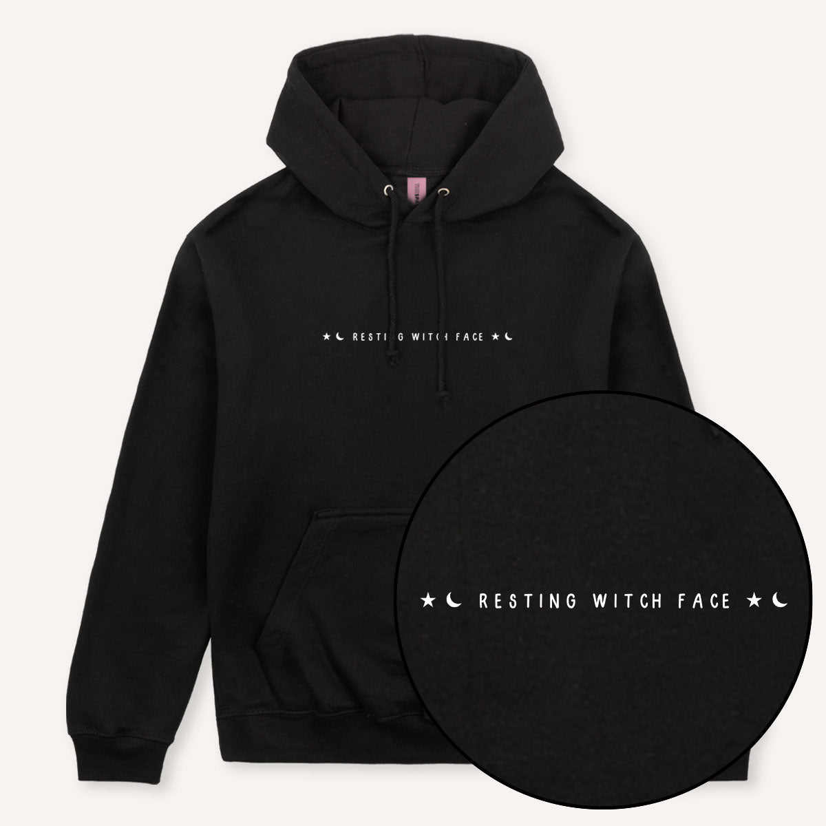 Resting Witch Face Halloween Hoodie
