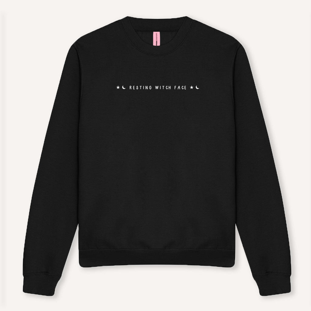 Resting Witch Face Halloween Sweatshirt