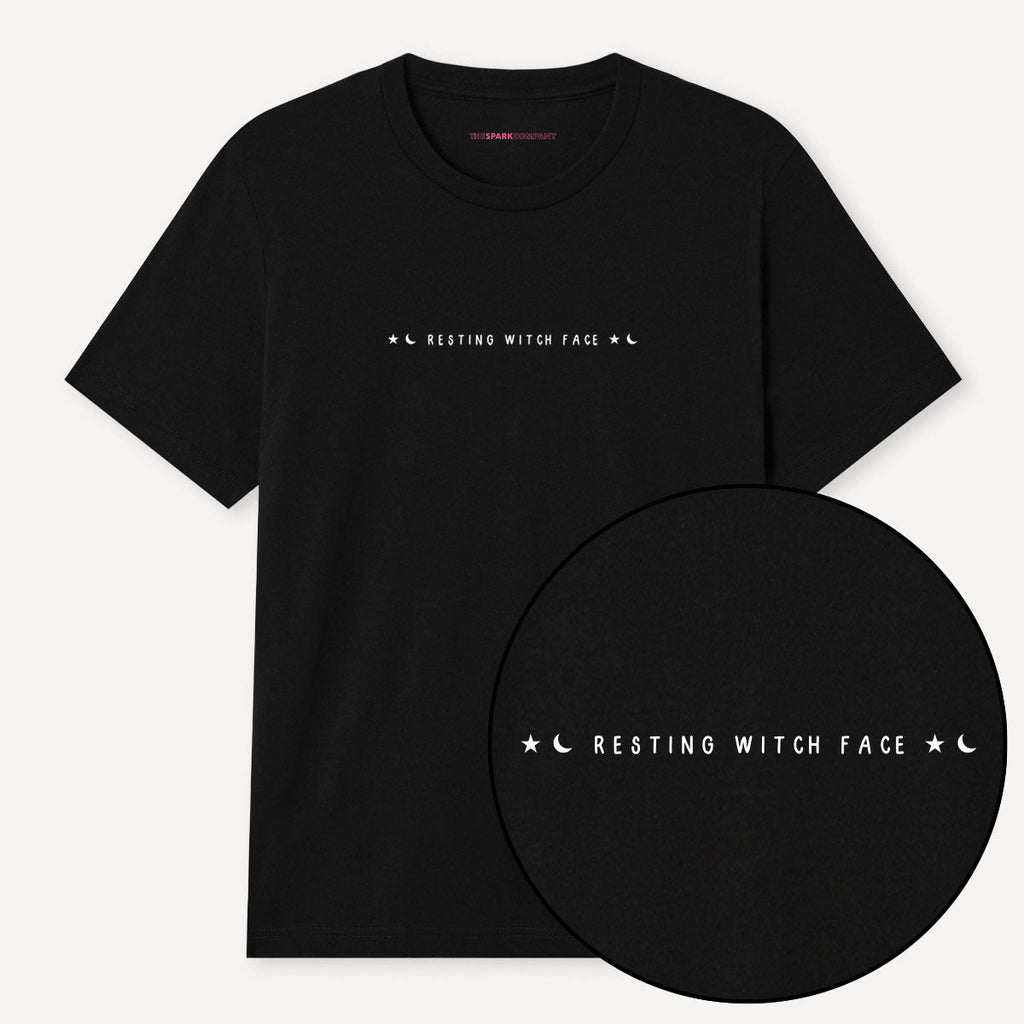 Resting Witch Face Halloween T-Shirt