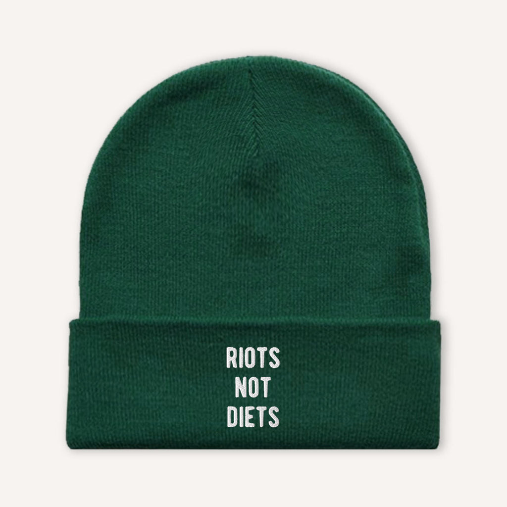 Riots Not Diets Beanie Hat