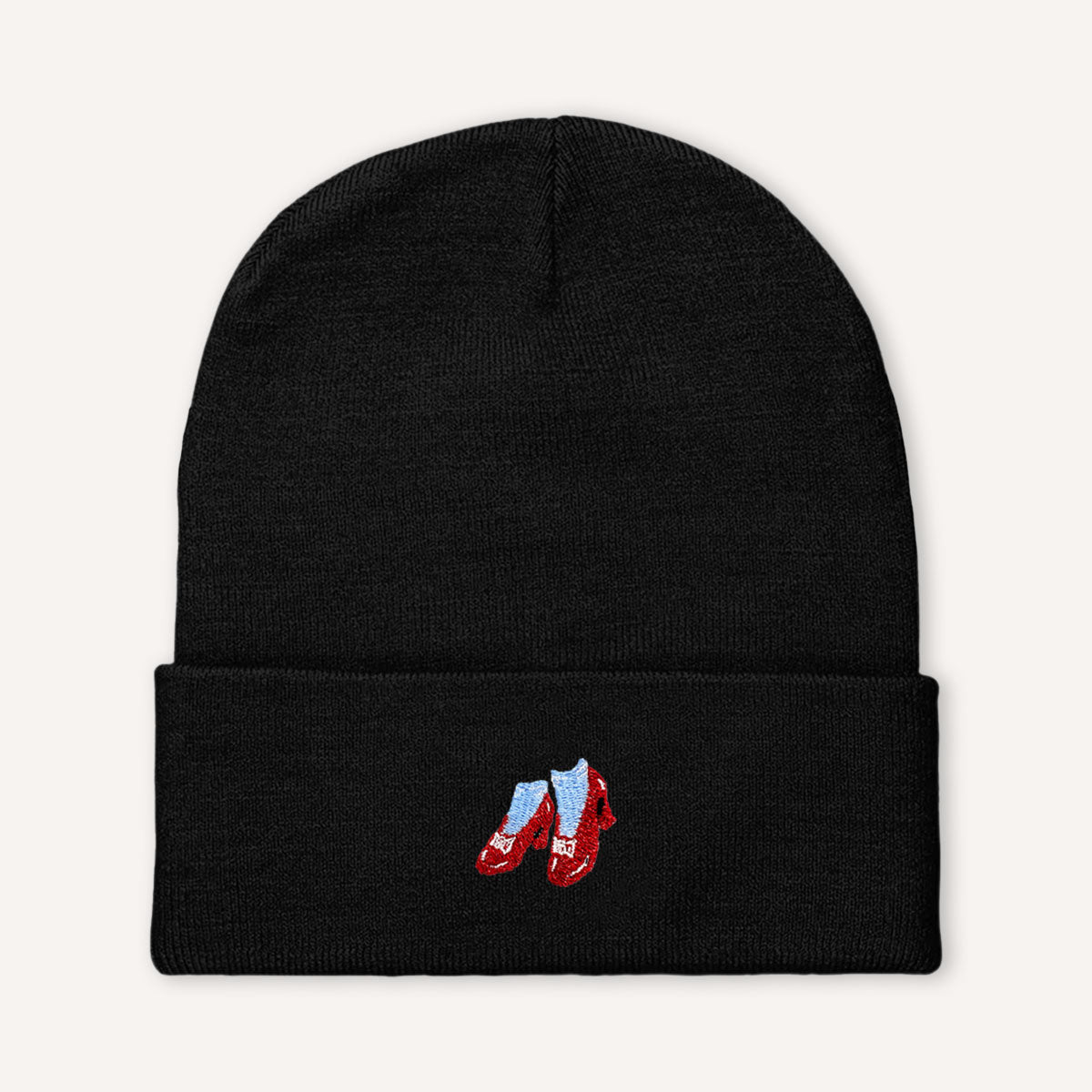 Ruby Slippers Embroidered Beanie Hat